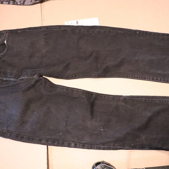 Levi 501 Black denim Jeans 36 x 34 pants Levis - Picture 3 of 8